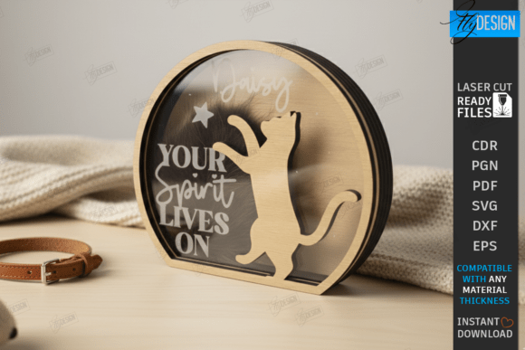 Download Pet Memorial Keepsake Box Laser Cut |CNC - Memorial keepsake Collection