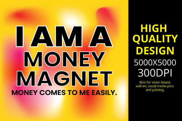Download Money Affirmation Card Template - Premium Resources