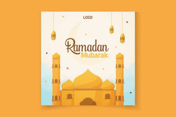 Download Ramadan Mubarak Promotion Post Template - Post template Collection