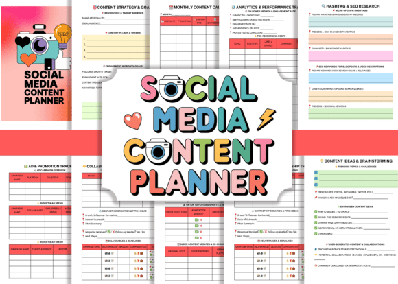 Download Social Media Content Planner - Social media content Collection