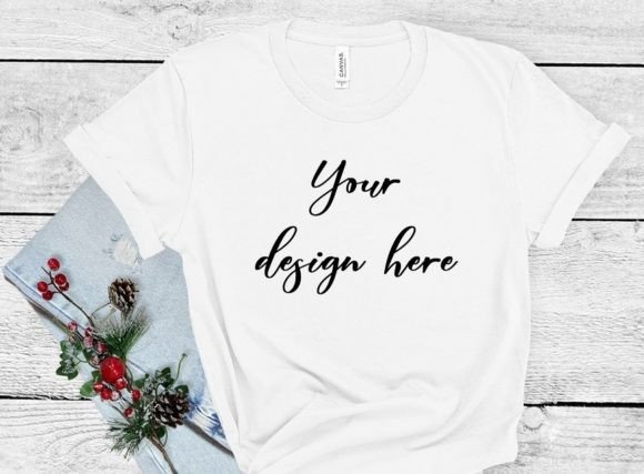 Download White Bella Canvas 3001 Shirt Mockup - Premium Bundle