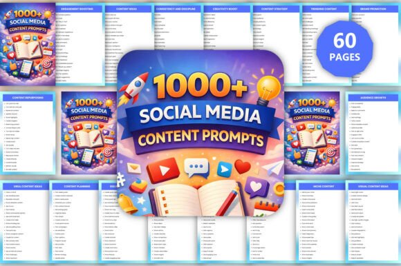 Download 1000+ Social Media Content Prompts - Social media content Collection