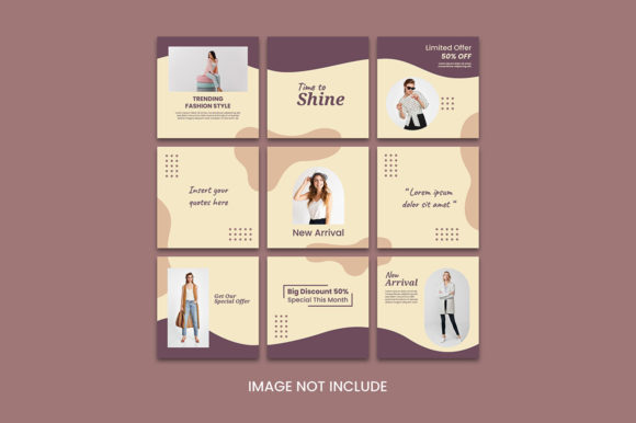 Download Instagram Fashion Post Template - Post template Collection