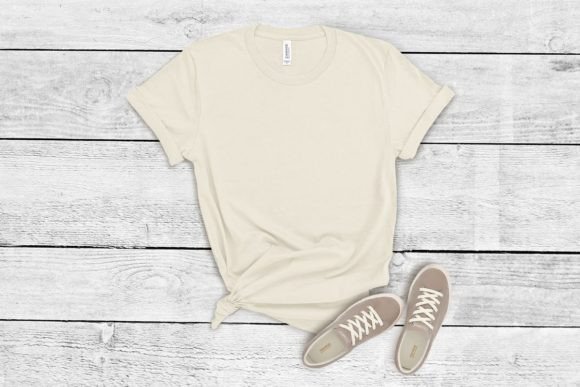 Download Bella Canvas 3001 Shirt Mockup Natural - Premium Bundle