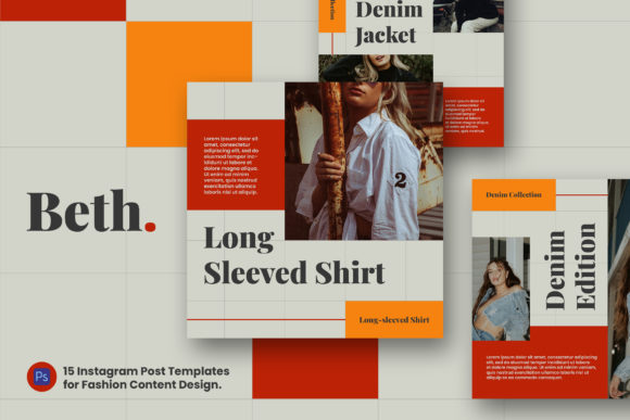 Download Beth Instagram Fashion Post Template - Post template Collection