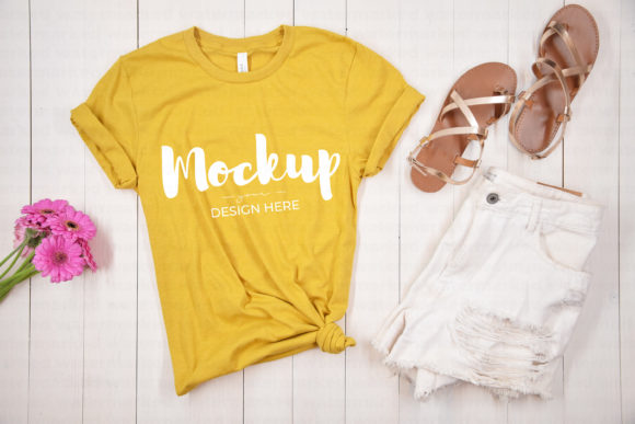 Download Yellow Bella Canvas 3001 Shirt Mockup - Bella canvas 3001 shirt mockup Collection